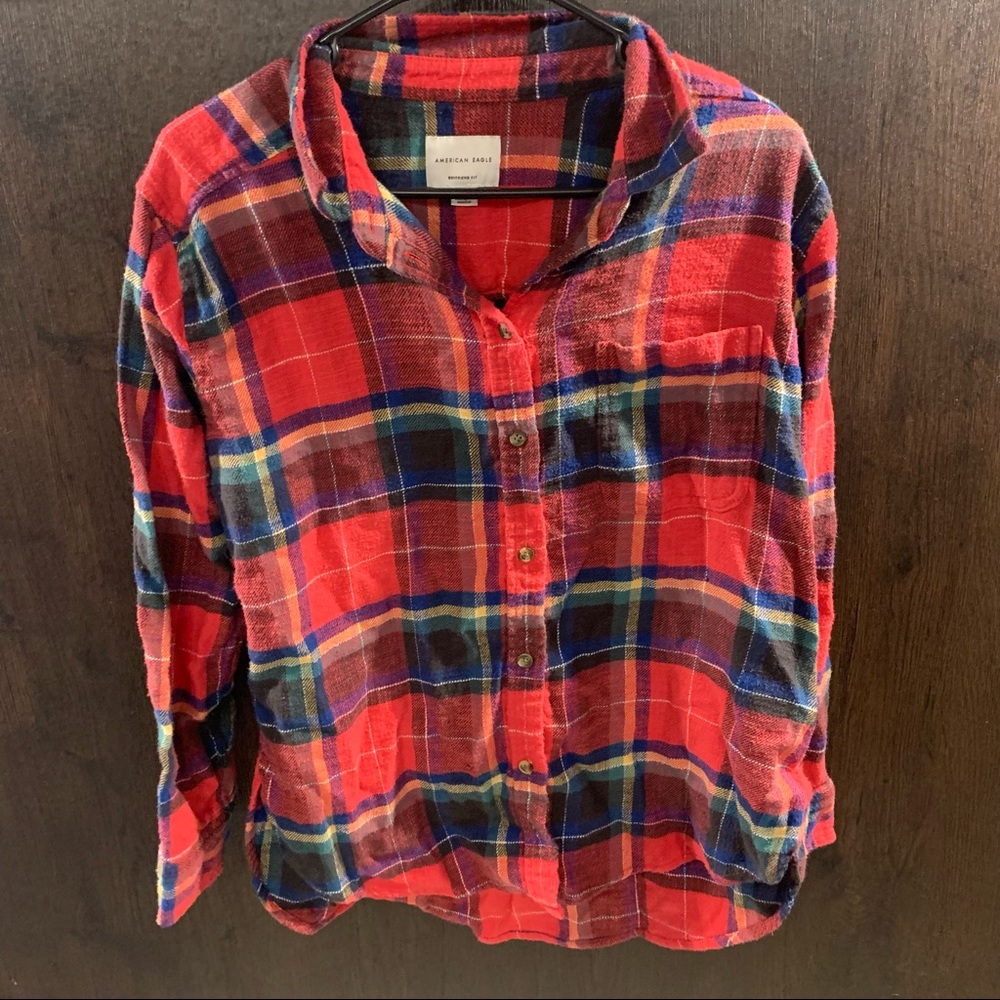 American Eagle Boyfriend Fit Flannel